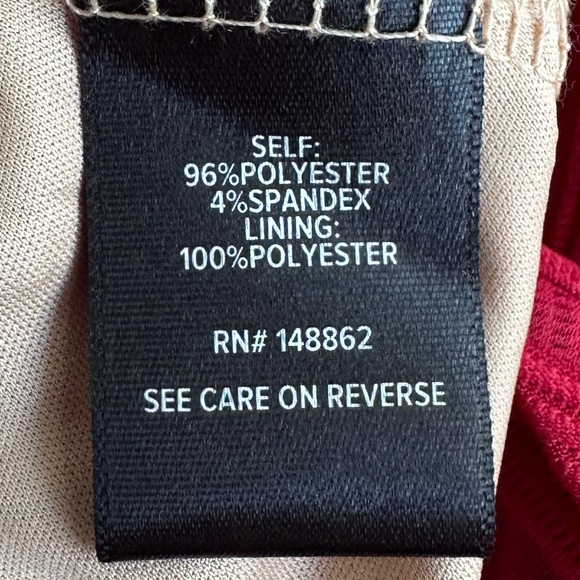 Torrid Shadow Stripe Peplum Top/Blouse Dark Red Size 3X NWT - Picture 12 of 15